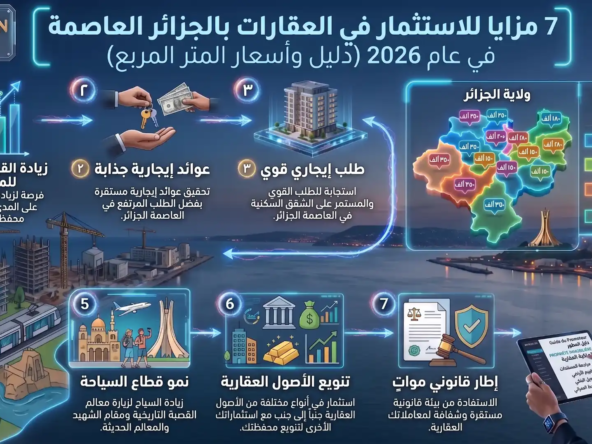 الاستثمار العقاري في الجزائر العاصمة عام 2026